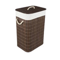 Cesto de Roupas de Bambu