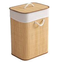 Cesto de Roupas de Bambu